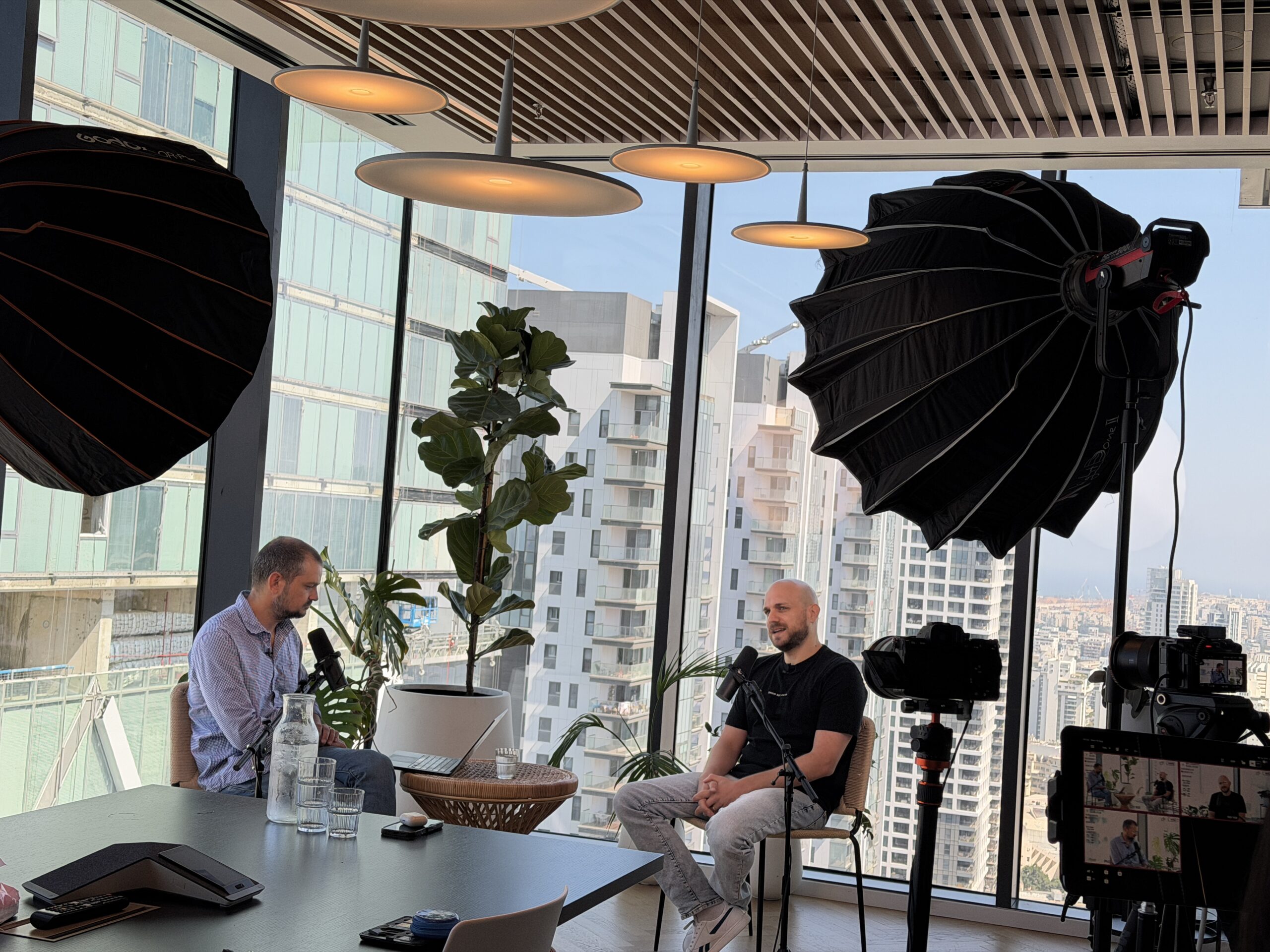 On-location video production by M10 Studio Tel Aviv